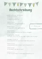 Vorschau - Poster - Rechtschreibung Merkblätter 2. Klasse 📝 - Seite 1