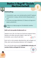 Vorschau - Stundenentwürfe - Die Soziale Marktwirtschaft (differenzierte Stationsarbeit) - Seite 3