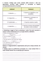 anteprima - Compiti in classe/Test - Esame di italiano: modi verbali finiti e infiniti - Pagina 3