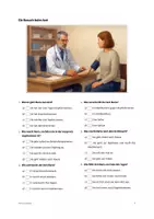 Vorschau - Arbeitsblätter - Hörverstehen A2: Ein Besuch beim Arzt – inkl. Skript, MP3 & Hörprobe - Seite 2