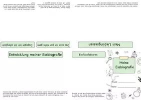 Vorschau - Mal- und Bastelvorlagen - AES_Buddybook_Meine Essbiografie - Deckblatt