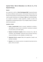 Vista previa - Para docentes: organización, planificación y formación - SUPUESTO PRÁCTICO PRIMARIA - Taller de Matemáticas en un CRA - página 2