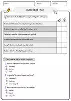 Vorschau - Arbeitsblätter - Roboterethik Medien Lesetext mit Richtig Falsch Multiple Choice und Offenen Fragen - Seite 2