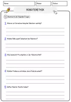 Vorschau - Arbeitsblätter - Roboterethik Medien Lesetext mit Richtig Falsch Multiple Choice und Offenen Fragen - Seite 3