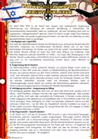 Vorschau - Arbeitsblätter - Nationalsozialismus - Judenverfolgung - Klasse 9 - Deckblatt