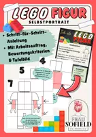Vorschau - Mal- und Bastelvorlagen - Figur - Selbstportrait - Zeichnen - Malen - Deckblatt