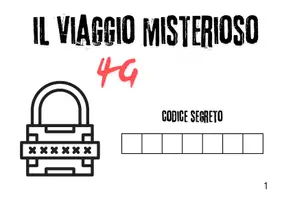 anteprima - Materiale di supporto/inclusione - ESCAPE ROOM "Il viaggio misterioso" - Pagina 1