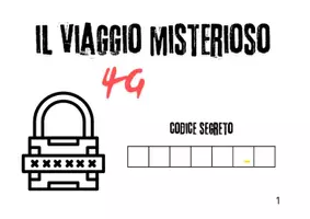 anteprima - Materiale di supporto/inclusione - ESCAPE ROOM "Il viaggio misterioso" - Pagina di copertina