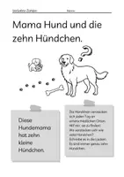 Vorschau - Arbeitsblätter - Verliebte Zahlen Arbeitsblätter Mathematik Klasse 1 Zahlenraum 10 mit Spass - Seite 1