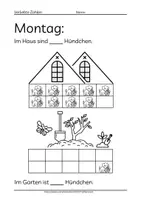 Vorschau - Arbeitsblätter - Verliebte Zahlen Arbeitsblätter Mathematik Klasse 1 Zahlenraum 10 mit Spass - Seite 2