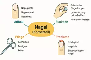 Vorschau - Arbeitsblätter - Arbeitsblätter zum Thema "Nagel (Körperteil)" (Lückentext, Hörverstehen) + Lösung & MP3 + Mindmap + Infografik - Seite 2