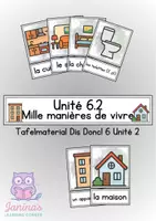 Vorschau - Präsentationen/Tafelbilder - dis donc! 6 - Unité 2 - "Mille manières de vivre" Tafelmaterial - Deckblatt