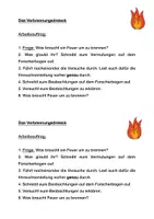 Vorschau - Arbeitsblätter - Forscherstunde "Was braucht Feuer zum Brennen?" - Seite 2