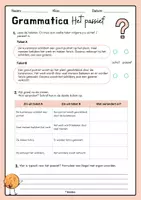 Vorschau - Arbeitsblätter - Grammatica - Het passief (ohne Differenzierung) - Seite 1