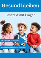Vorschau - Arbeitsblätter - Materialpaket Körper & Gesundheit 🧠🫀🦵 Lesetraining / Textverständnis - Klasse 3 & Klasse 4 - Seite 1