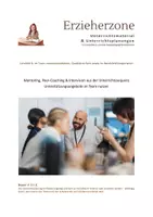 Vorschau - Stundenentwürfe - Unterrichtssequenz Mentoring, Peer-Coaching & Intervision, Unterstützungsangebote im Team nutzen, Lernfeld 8: Im Team zusammenarbeiten, Qualität sichern sowie im Berufsfeld kooperieren - Deckblatt