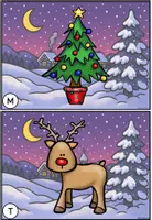 Vorschau - Arbeitsblätter - Lesespaziergang Klasse 1 + 2 – Weihnachten (Lesetraining) - Seite 3