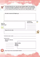 Vorschau - Arbeitsblätter - Schuljahresreflexion zum neuen Jahr - Deckblatt