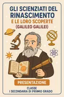 anteprima - Presentazioni / Lavagne - Gli scienziati del Rinascimento e le loro scoperte (Galileo Galilei) - Pagina di copertina