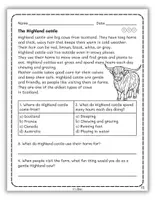 Vorschau - Arbeitsblätter - European Animals Reading Passages with Questions - Seite 2