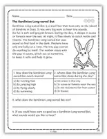 Vorschau - Arbeitsblätter - European Animals Reading Passages with Questions - Seite 3