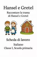 anteprima - Schede informative - Raccontare la trama di Hansel e Gretel - Pagina di copertina
