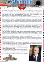 Vorschau - Arbeitsblätter - Kalter Krieg - Das Ende des Kalten Krieges - 10 - Deckblatt