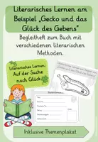 Vorschau - Arbeitsblätter - Begleitheft zum Buch "Gecko und das Glück des Gebens" - Deckblatt