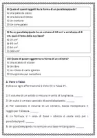 anteprima - Esercizi - Applicare la formula V = base × altezza per il parallelepipedo - Pagina 3