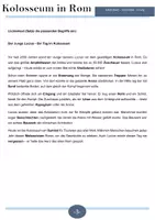Vorschau - Arbeitsblätter - Das Kolosseum in Rom - Ein Wahrzeichen Italiens - Seite 2