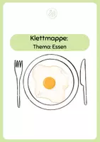 Vorschau - Stationenlernen - Klettmappe Essen - Deckblatt