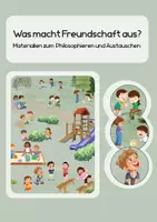 Vorschau - Arbeitsblätter - Philosophieren über Freundschaft - Deckblatt
