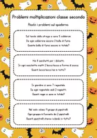 anteprima - Esercizi - Problemi di Halloween per la classe seconda della scuola primaria - Pagina 3