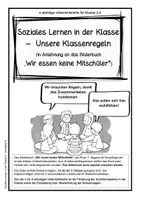 Vorschau - Unterrichtsreihen - Soziales Lernen in der Klasse - Unsere Klassenregeln (Wir essen keine Mitschüler) Klasse 2,3,4 - Seite 2