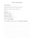 Vorschau - Arbeitsblätter - Home – Vocabulary Practice Worksheet 🏠 | Englisch Wortschatzübungen Zuhause mit Lösungen - Seite 3
