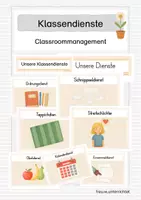 Vorschau - Poster - Klassendienste / Ämter - Deckblatt