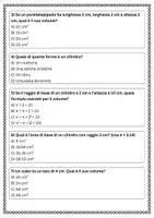 anteprima - Esercizi - Applicare la formula V = π × r² × h per il cilindro - Pagina 2