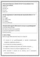 anteprima - Esercizi - Applicare la formula V = π × r² × h per il cilindro - Pagina 3