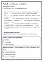 anteprima - Esercizi - Disegnare poligoni collegando i punti in ordine - Pagina 1