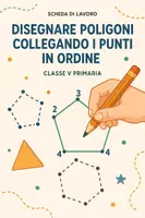 anteprima - Esercizi - Disegnare poligoni collegando i punti in ordine - Pagina di copertina