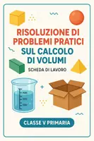 anteprima - Esercizi - Risoluzione di problemi pratici sul calcolo di volumi - Pagina di copertina