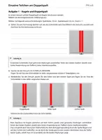 Vorschau - Arbeitsblätter - Teilchen am Doppelspalt – Arbeitsblatt mit Simulation - Seite 2