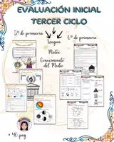 Vista previa - Refuerzo / NEE / Materiales de apoyo - EVALUACIÓN INICIAL 3ER CICLO - Portada