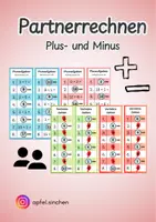 Vorschau - Stationenlernen - Partnerrechnen im Zahlenraum bis 20 - Deckblatt