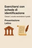 anteprima - Schede informative - Raccolta di materiali "Latino": Morfologia di base - Pagina 1