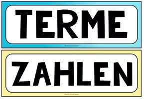Vorschau - Präsentationen/Tafelbilder - TERME - Tafelmaterial - Seite 1