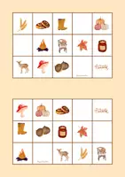Vista previa - Tarjetas / Manipulativos - BINGO OTOÑO - página 3