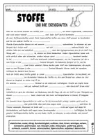 Vorschau - Arbeitsblätter - Chemie im Alltag: Eigenschaften von Stoffen untersuchen - Seite 1