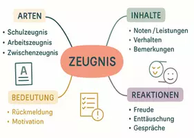 Vorschau - Arbeitsblätter - Arbeitsblätter zum Thema "Zeugnis" + Lösung & MP3 + Mindmap + Infografik - Seite 2