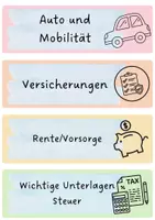 Vorschau - Anderer Materialtyp - Beschriftungen für Büro-Ordner - Deckblatt